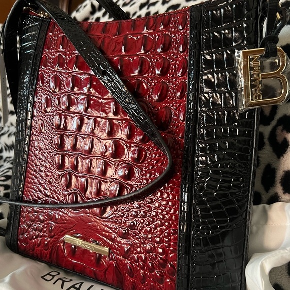 🖤❤️NWT- BRAHMIN STUNNING KATIE VINTAGE RED STANZA ❤️🖤 - Picture 13 of 13